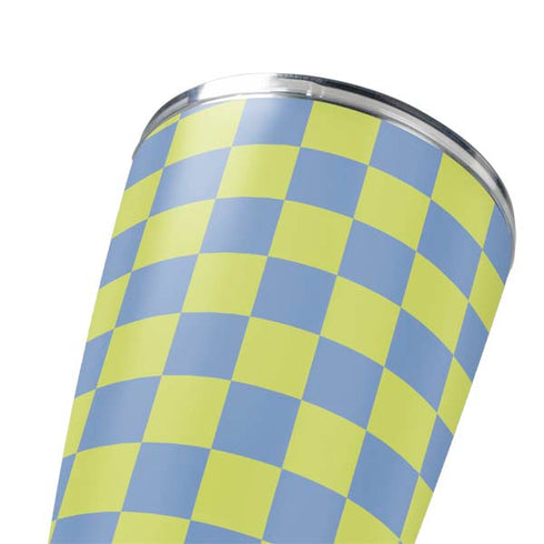 Neon Checkered Yeti 20oz Tumbler Skin