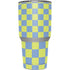 Neon Checkered Yeti 30oz Rambler Tumbler Skin