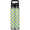 Neon Checkered YETI Rambler 26oz Bottle Skin