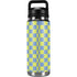 Neon Checkered YETI Rambler 26oz Bottle Skin