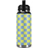 Neon Checkered YETI Rambler 36oz Bottle Skin