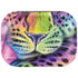 Neon Rainbow Cheetah with Rose by Sheena Pike Amazon Echo Buds Skin