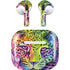 Neon Rainbow Cheetah with Rose by Sheena Pike Apple AirPods (3rd Gen 2021) Skin