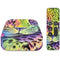 Neon Rainbow Cheetah with Rose by Sheena Pike Apple TV Skin