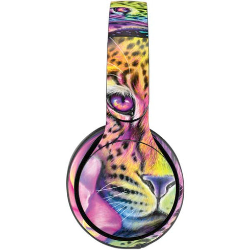 Neon Rainbow Cheetah with Rose by Sheena Pike Beats Solo Pro Skin