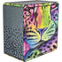 Neon Rainbow Cheetah with Rose by Sheena Pike Cooler Master MasterBox Q300L Mini Tower Skin