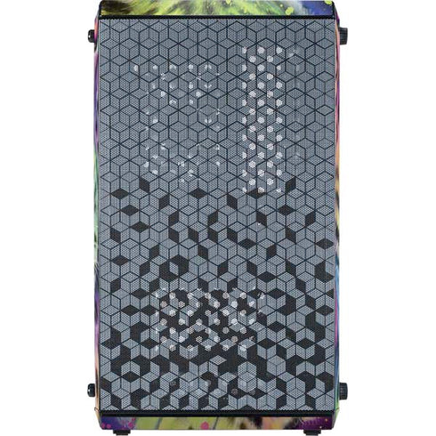 Neon Rainbow Cheetah with Rose by Sheena Pike Cooler Master MasterBox Q300L Mini Tower Skin