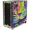Neon Rainbow Cheetah with Rose by Sheena Pike Corsair 4000D Tempered Glass Mid-Tower ATX Case Skin