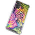 Neon Rainbow Cheetah with Rose by Sheena Pike Galaxy A32 5G Clear Case