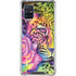 Neon Rainbow Cheetah with Rose by Sheena Pike Galaxy A51 5G Clear Case