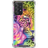 Neon Rainbow Cheetah with Rose by Sheena Pike Galaxy A52 5G Clear Case