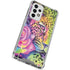 Neon Rainbow Cheetah with Rose by Sheena Pike Galaxy A53 5G Clear Case