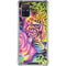Neon Rainbow Cheetah with Rose by Sheena Pike Galaxy A71 5G Clear Case