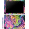 Neon Rainbow Cheetah with Rose by Sheena Pike Galaxy Book 12in Skin