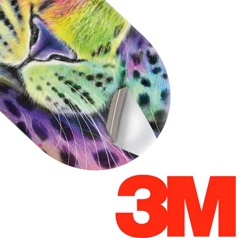 Neon Rainbow Cheetah with Rose by Sheena Pike Galaxy Buds Plus Skin