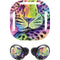 Neon Rainbow Cheetah with Rose by Sheena Pike Galaxy Buds Pro Skin