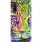 Neon Rainbow Cheetah with Rose by Sheena Pike Galaxy Note 10 Pro Case
