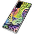 Neon Rainbow Cheetah with Rose by Sheena Pike Galaxy Note20 5G Clear Case