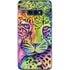 Neon Rainbow Cheetah with Rose by Sheena Pike Galaxy S10e Skin
