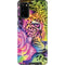 Neon Rainbow Cheetah with Rose by Sheena Pike Galaxy S20 Pro Case