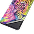 Neon Rainbow Cheetah with Rose by Sheena Pike Galaxy S21 5G Skin