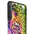 Neon Rainbow Cheetah with Rose by Sheena Pike Galaxy S21 FE Pro Case