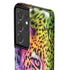 Neon Rainbow Cheetah with Rose by Sheena Pike Galaxy S21 Ultra 5G Pro Case