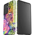 Neon Rainbow Cheetah with Rose by Sheena Pike Galaxy S21 Ultra 5G Pro Case