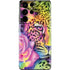 Neon Rainbow Cheetah with Rose by Sheena Pike Galaxy S21 Ultra 5G Skin