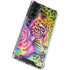 Neon Rainbow Cheetah with Rose by Sheena Pike Galaxy S22 Plus Clear Case