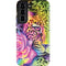 Neon Rainbow Cheetah with Rose by Sheena Pike Galaxy S22 Pro Case