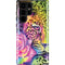 Neon Rainbow Cheetah with Rose by Sheena Pike Galaxy S22 Ultra Pro Case
