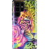 Neon Rainbow Cheetah with Rose by Sheena Pike Galaxy S22 Ultra Pro Case