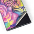 Neon Rainbow Cheetah with Rose by Sheena Pike Galaxy S22 Ultra Skin