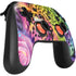 Neon Rainbow Cheetah with Rose by Sheena Pike Google Stadia Controller Skin