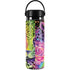 Neon Rainbow Cheetah with Rose by Sheena Pike Hydro Flask 20oz Wide Mouth Skin