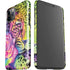 Neon Rainbow Cheetah with Rose by Sheena Pike iPhone 11 Pro Lite Case