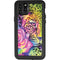 Neon Rainbow Cheetah with Rose by Sheena Pike iPhone 11 Pro Max Waterproof Case