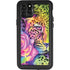 Neon Rainbow Cheetah with Rose by Sheena Pike iPhone 11 Pro Max Waterproof Case
