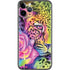 Neon Rainbow Cheetah with Rose by Sheena Pike iPhone 11 Pro Skin