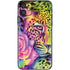 Neon Rainbow Cheetah with Rose by Sheena Pike iPhone 11 Skin