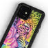 Neon Rainbow Cheetah with Rose by Sheena Pike iPhone 12 Mini Waterproof Case