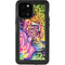 Neon Rainbow Cheetah with Rose by Sheena Pike iPhone 12 Pro Max Waterproof Case
