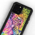 Neon Rainbow Cheetah with Rose by Sheena Pike iPhone 12 Pro Waterproof Case