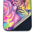 Neon Rainbow Cheetah with Rose by Sheena Pike iPhone 12 Skin