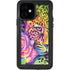 Neon Rainbow Cheetah with Rose by Sheena Pike iPhone 12 Waterproof Case