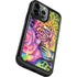 Neon Rainbow Cheetah with Rose by Sheena Pike iPhone 13 Pro Cargo Case