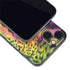 Neon Rainbow Cheetah with Rose by Sheena Pike iPhone 14 Skin