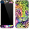 Neon Rainbow Cheetah with Rose by Sheena Pike iPhone 6/6s Skin