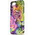 Neon Rainbow Cheetah with Rose by Sheena Pike iPhone 8 Pro Case
